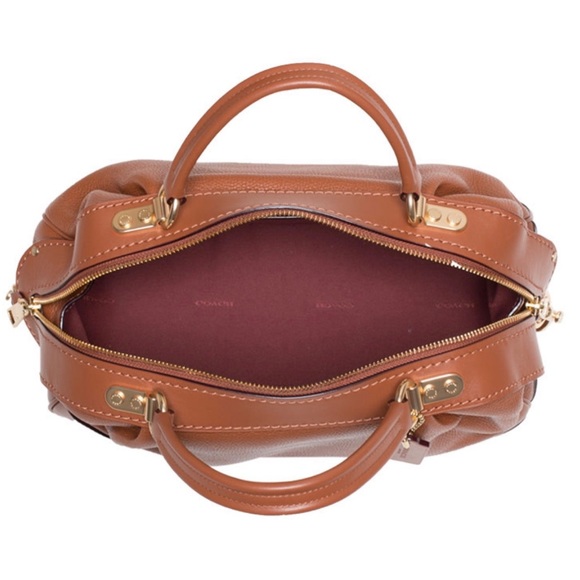 Coach Polished Pebble Lane Satchel EUC - Picture 3 of 16